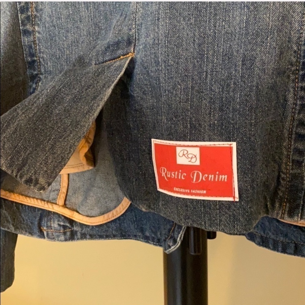 Rustic Denim blazer jacket, medium, New with tags - Picture 8 of 9